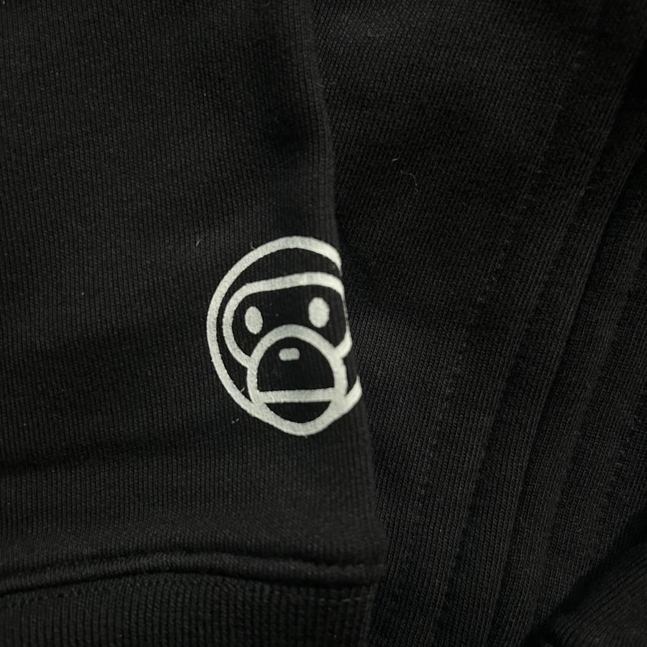 BAPE Men’s Black Hoodie – Milo Shark Edition - Image 7