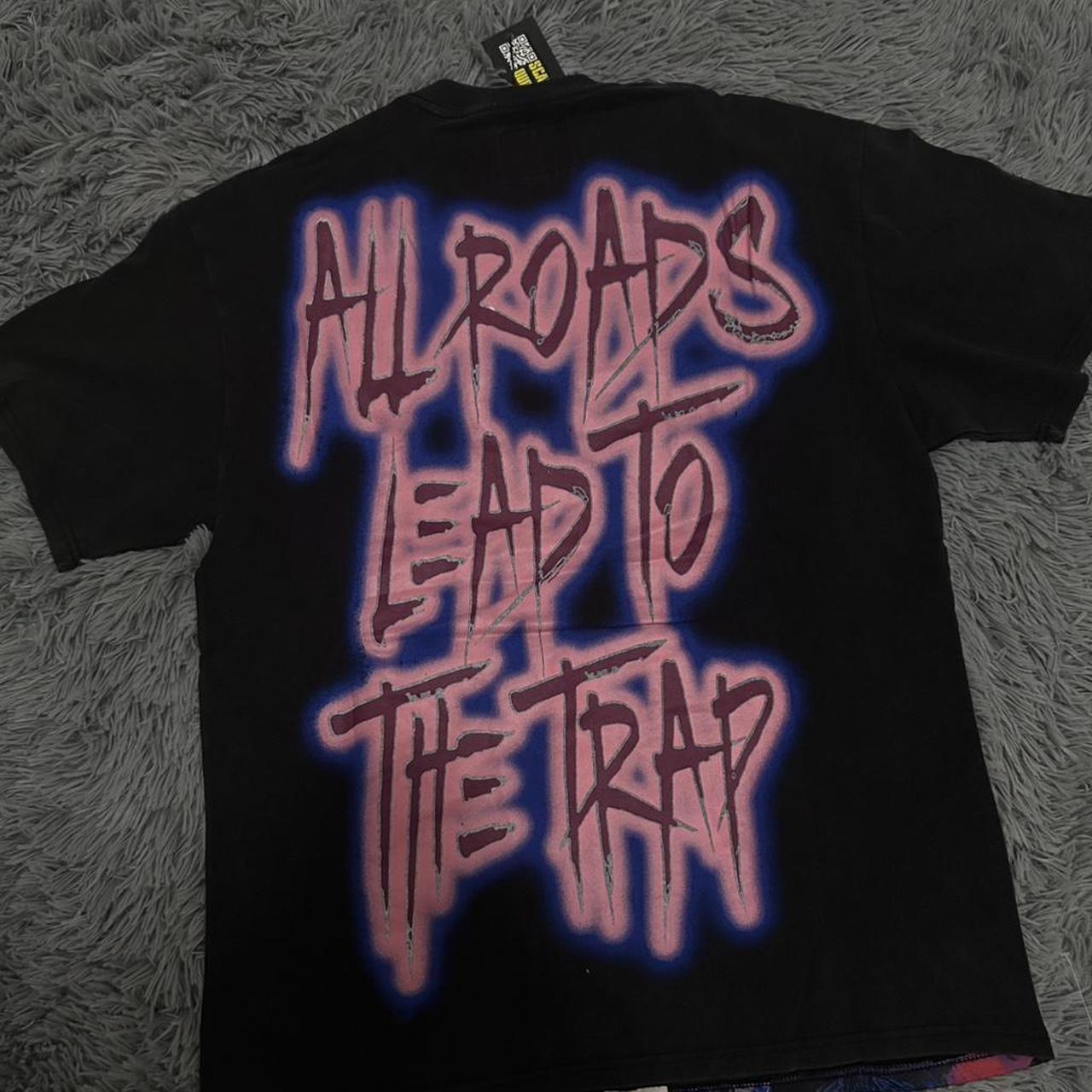 Godspeed "All Roads Lead To The Trap" Graphic Tee – White - Image 2