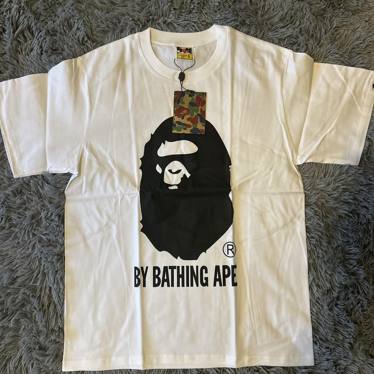 BAPE Multi-Color Ape Head Tee – White