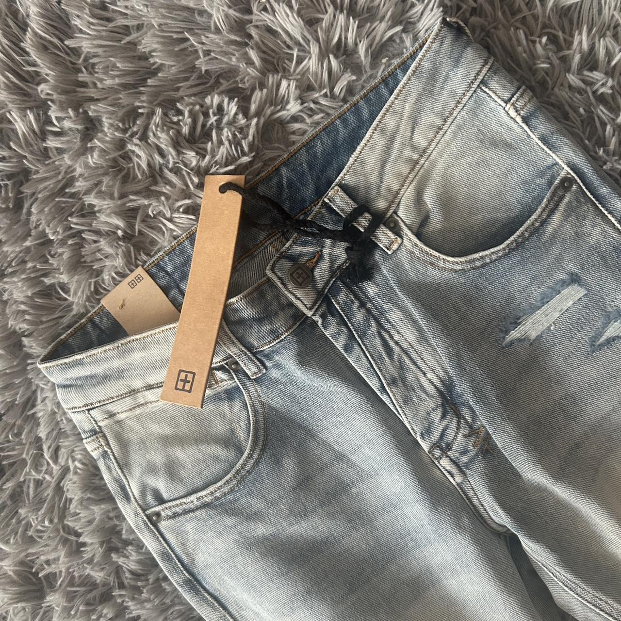 Ksubi Men’s Distressed Denim – Light Blue "Kash" Wash - Image 2