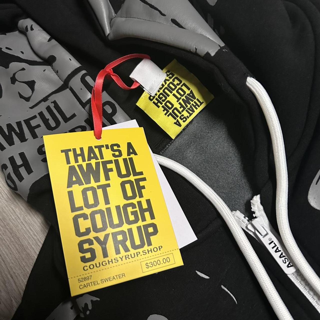 Asaali x Awful Lot of Cough Syrup Varsity Jacket - Image 3