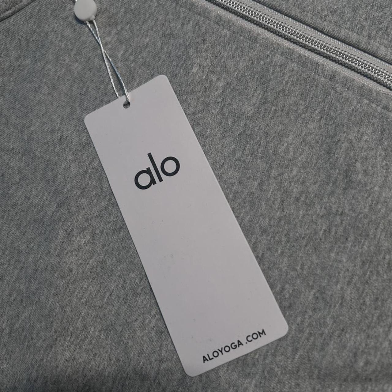 Alo Yoga Men’s Quarter-Zip Set – Heather Grey - Image 3