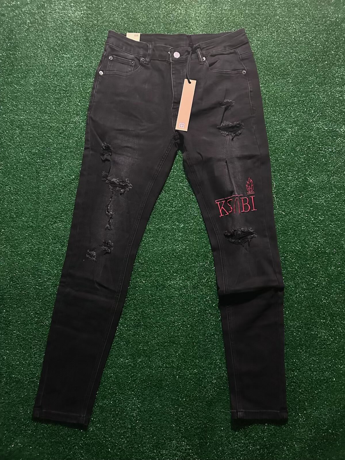 Ksubi Men’s Distressed Denim – Light Blue "Kash" Wash - Image 7
