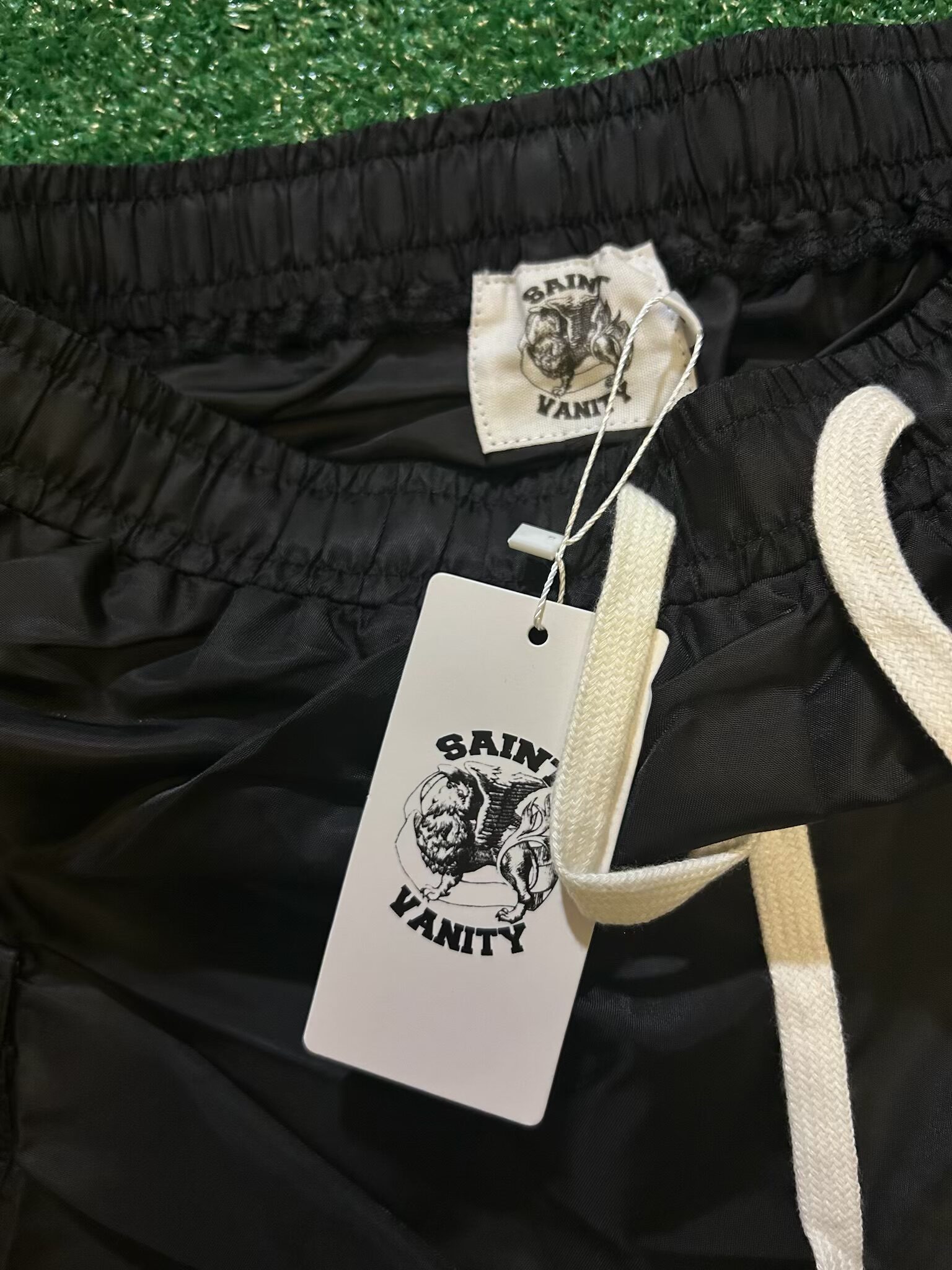 Saint Vanity Utility Cargo Nylon Shorts – Black - Image 4
